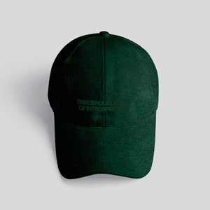 DANGEROUS LEVELS OF INTROSPECTION FOREST GREEN DAD HAT